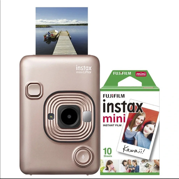 Fujifilm Instax Rose Gold NEW in box with memory card and film​ - Picture 1 of 7